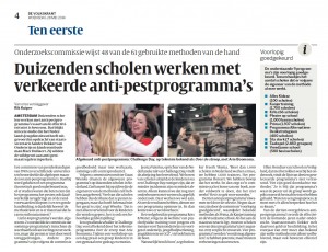 2014-05-28_Artikel_VK_over_verkeerde_anti-pestprogramma's