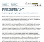 Persbericht 5 januari 2016 9.30 uur Kanjertraining NJi erkenning