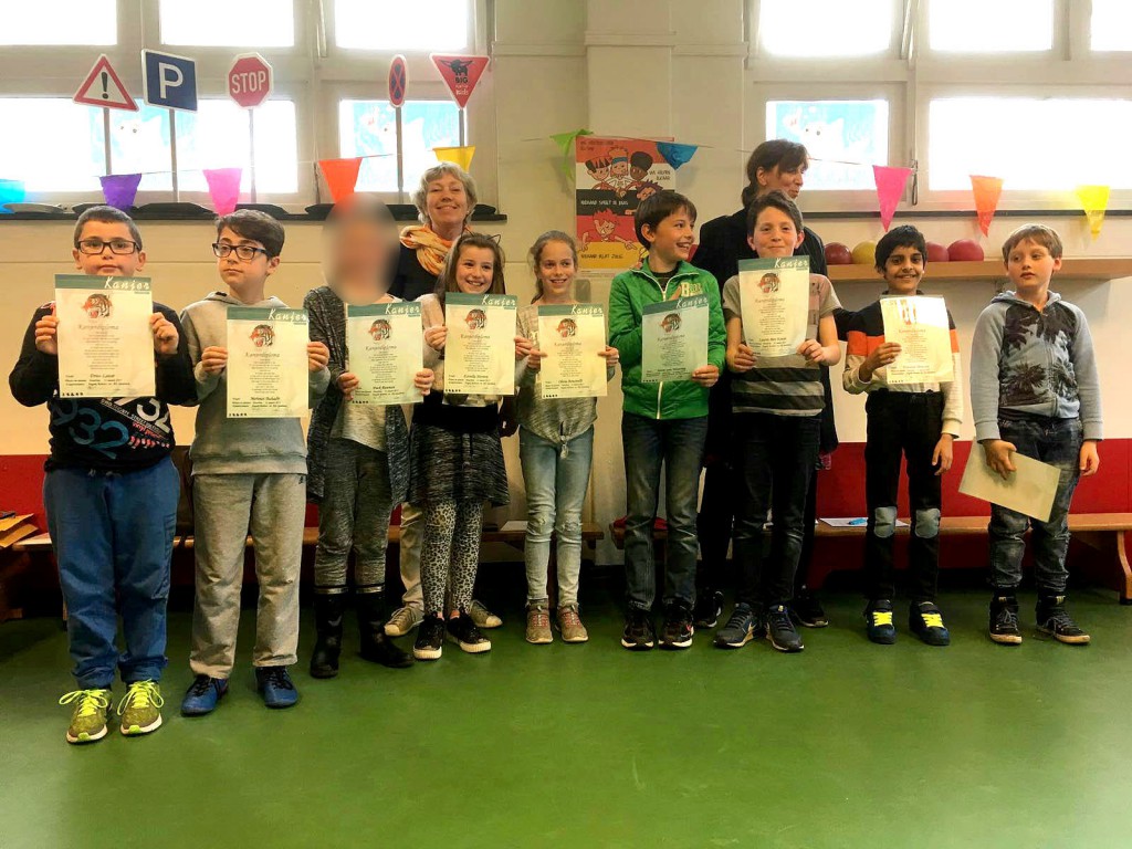 In Haarlem-Oost legden deze kinderen met een leeftijd tussen 8 en 11 jaar alle Kanjertestjes goed af op 31 maart. Ook zij kregen een Kanjerdiploma!