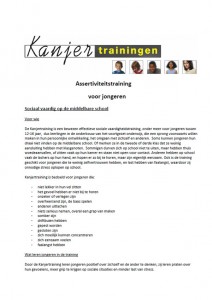 Flyer "Sociaal vaardig op de middelbare school 2017"